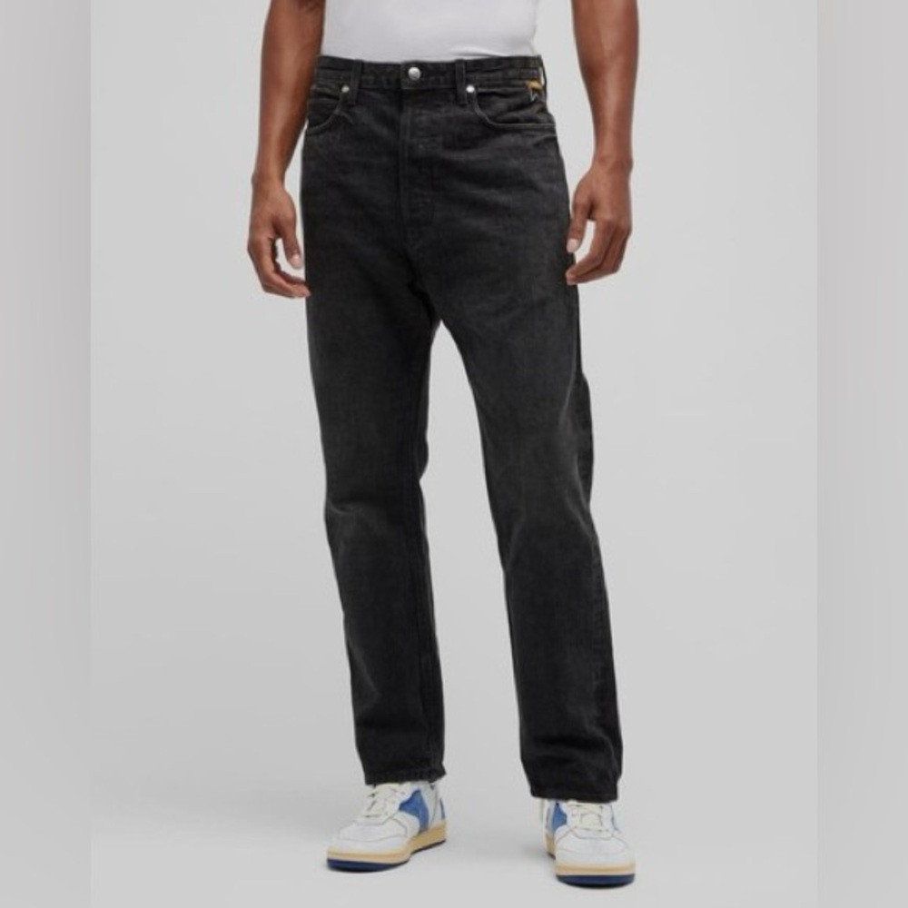 Rhude 90s Classic Black Wash Vintage Denim Designer Jeans Size 33